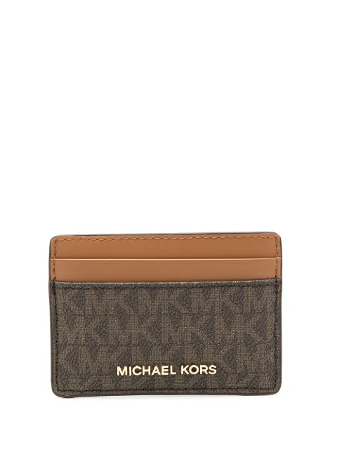 Michael Michael Kors Jet Set monogram cardholder Brown 32F1GJ6D0B