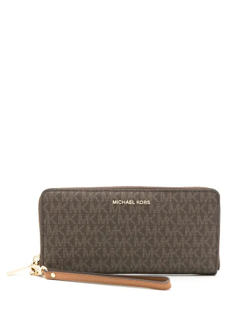 Michael Kors Jet Set continental wallet Brown 32F1GJ6E7B