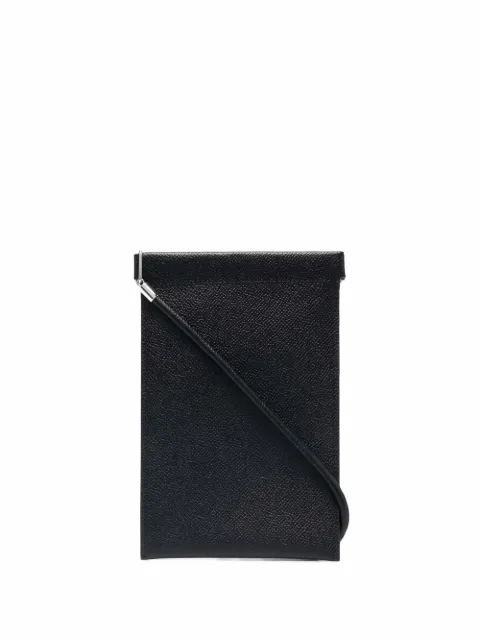 Maison Margiela four-stitch leather phone holder Black SA1VZ0002P4745