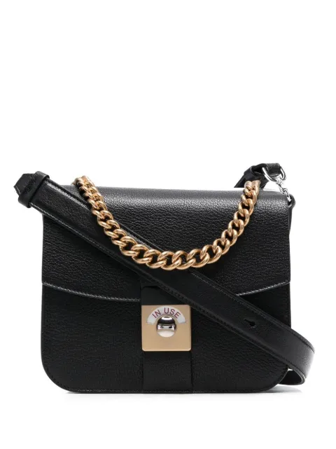 Maison Margiela New Lock leather shoulder bag Black SB3WG0007P4773