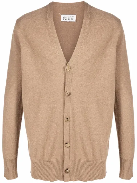 Maison Margiela oversized knit cardigan Brown S50HA1058S17993