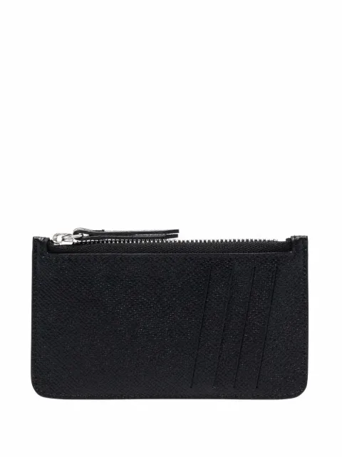 Maison Margiela four-stitch leather card holder Black SA1VX0008P4745