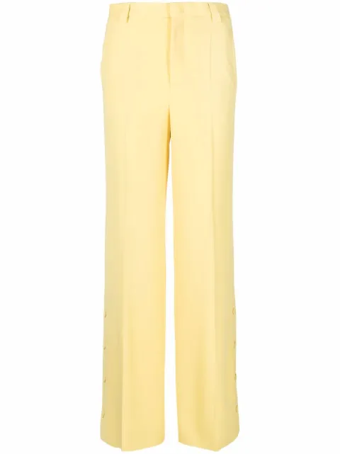 RED Valentino wide-legged tailored trousers Yellow RRBF302EU