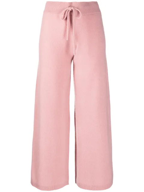 Madeleine Thompson Cygnus wide-leg trousers Pink RE22P01