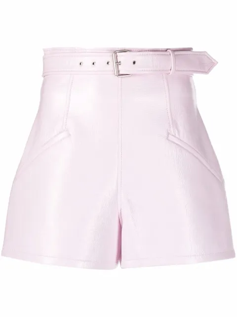 Philosophy Di Lorenzo Serafini belted structured shorts Pink 032107410223