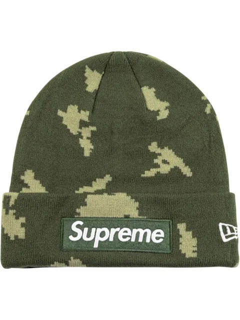 Supreme x New Era Box Logo beanie Green SU11237