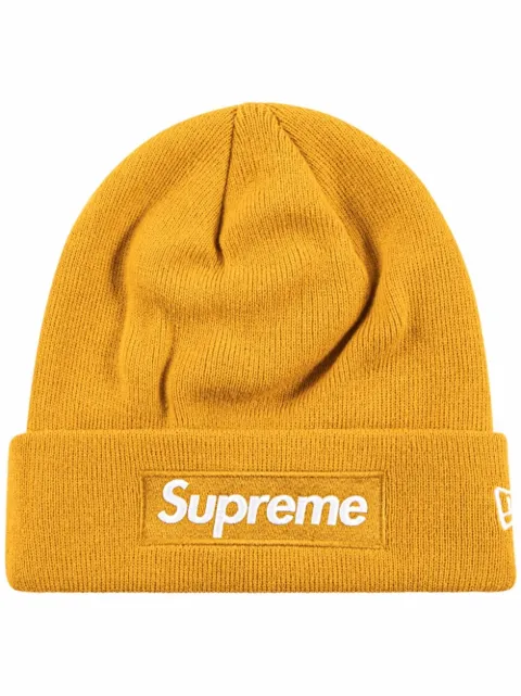 Supreme x New Era box-logo beanie Orange SU11236