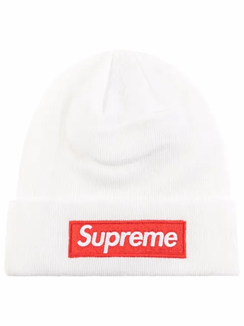 Supreme x New Era Box Logo beanie White SU11232