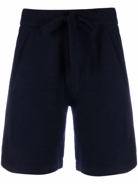 P.A.R.O.S.H. knitted drawstring waist shorts Blue D570554