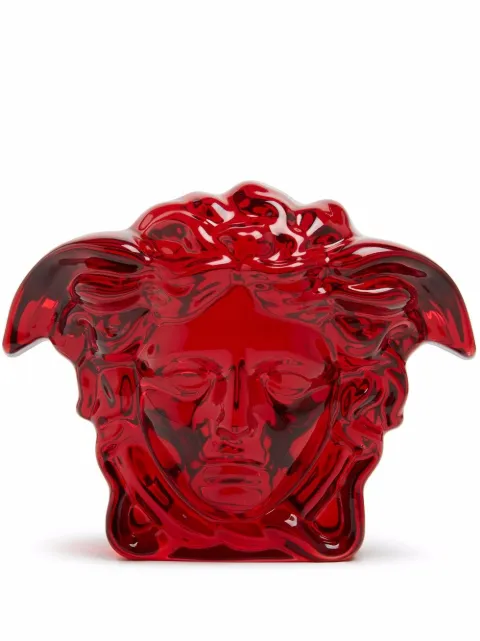 Versace Medusa Lumiere crystal paperweight Red 2066532150749116