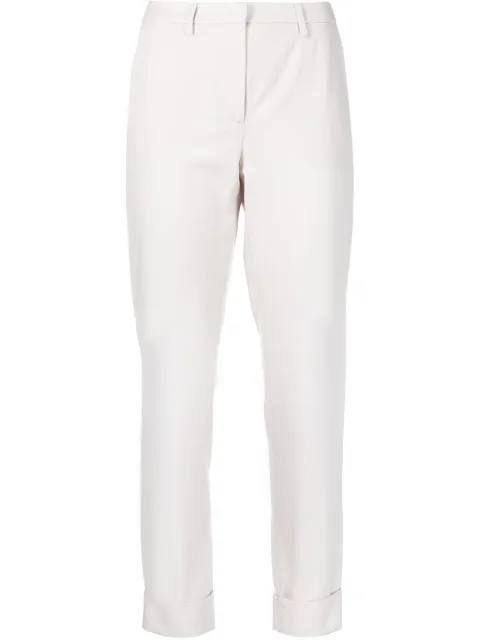 Fabiana Filippi straight-leg wool trousers Neutrals PADP04F3640000X803