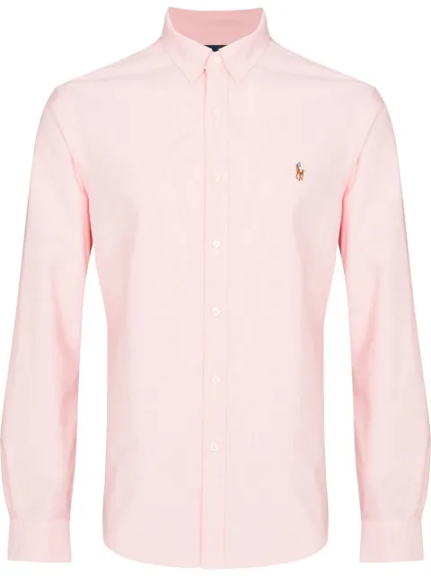 Polo Ralph Lauren slim fit Oxford shirt Pink 710549084008