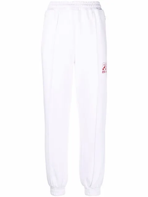 Philosophy Di Lorenzo Serafini logo-print cotton joggers White V03140748