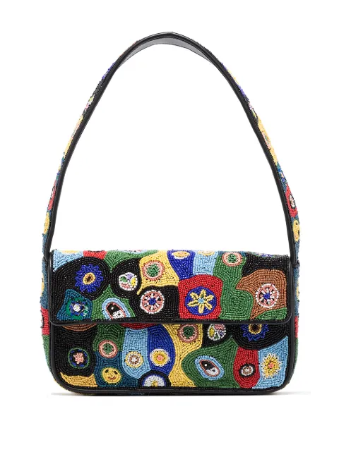 STAUD Tommy beaded shoulder bag Black 2229204