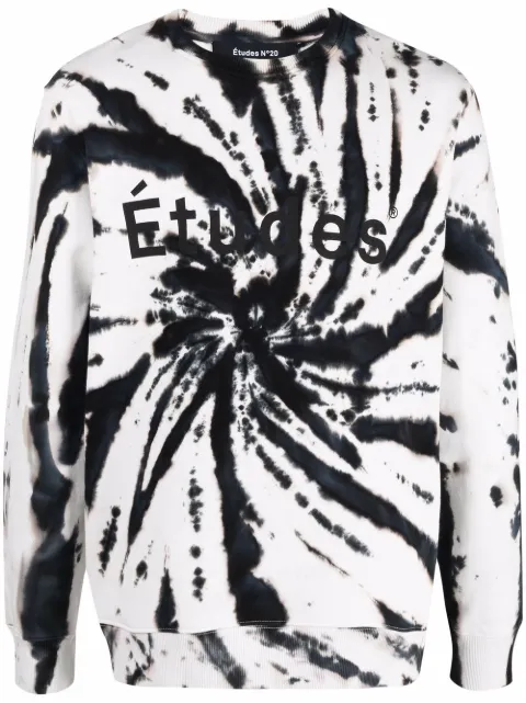 Études Studio tie-dye organic-cotton sweatshirt White E20S131TD