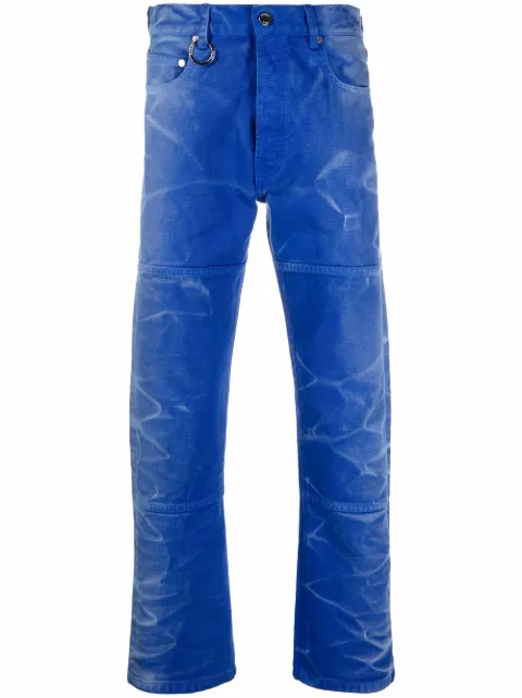 Études Studio washed-effect straight-leg jeans Blue E20M504