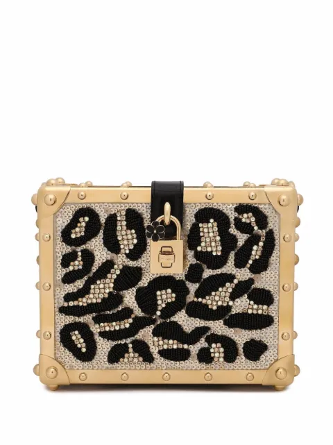 Dolce & Gabbana Satin Dolce Box top-handle bag Neutrals BB7165AY590