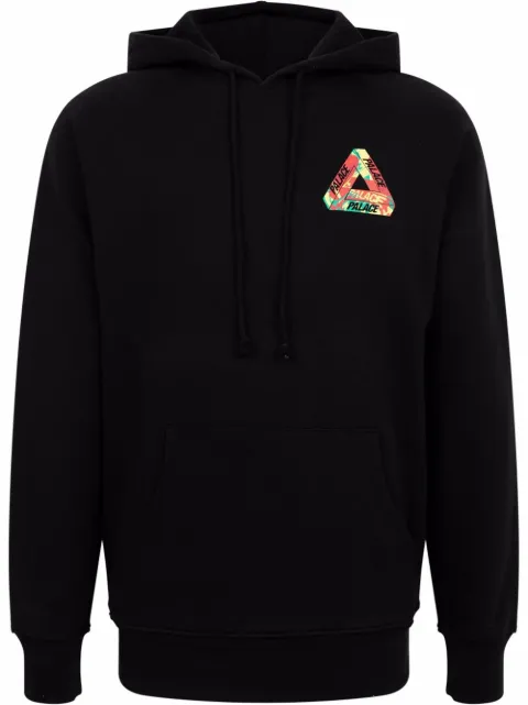 Palace One Wave Rasta Tri-Ferg hoodie Black PA0094