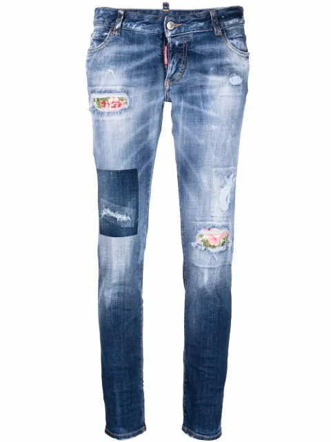 DSQUARED2 Jennifer low-rise skinny jeans Blue S75LB0589S30342