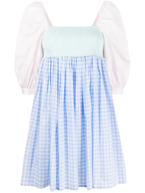 Pitusa printed babydoll dress Blue RE22PPBD