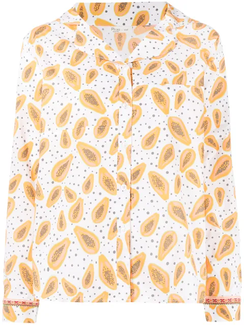 Pitusa Play-print pajama top Orange RE22PPCLSPJ