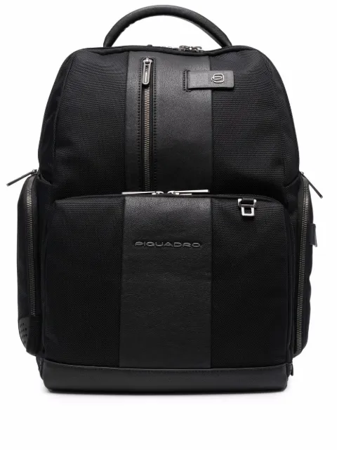 PIQUADRO Bagmotic panelled backpack Black CA4439BR2BM