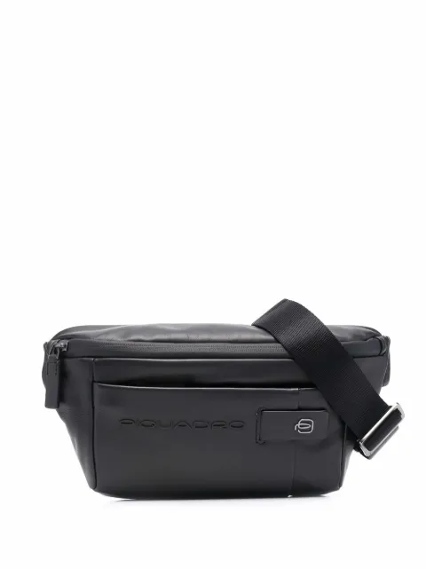PIQUADRO embossed-logo belt bag Black CA2174UB00