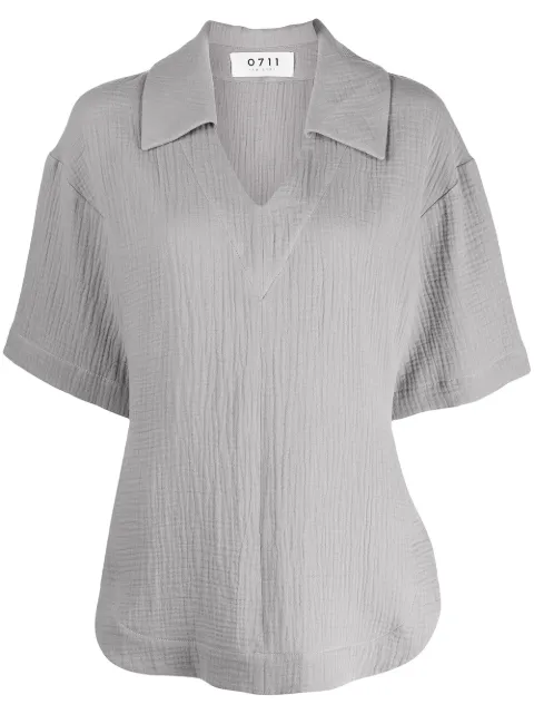 0711 Koi No Yokan polo top Grey 0711JPH31