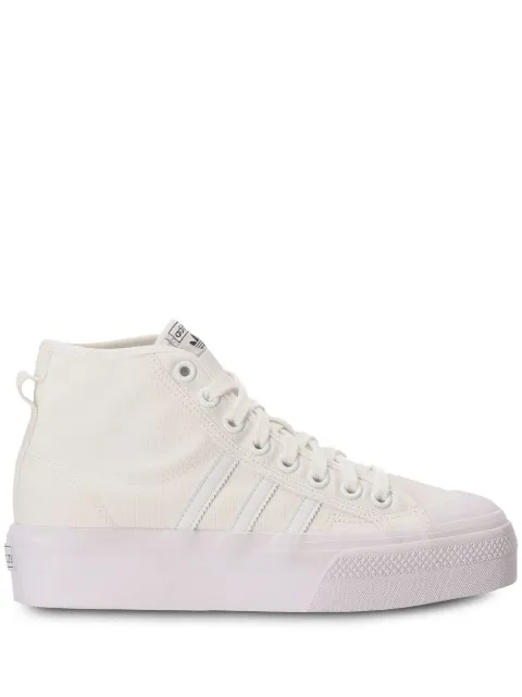 adidas Nizza flatform mid sneakers White FY2782