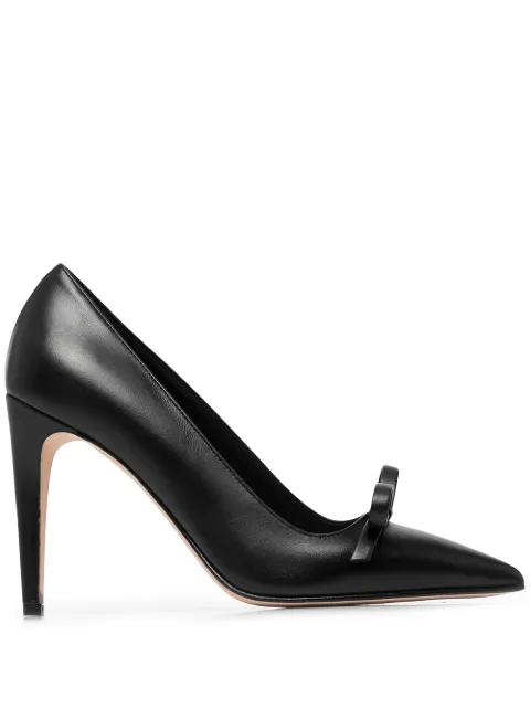 RED(V) Sandie bow-detail pumps Black QS0G93RBL