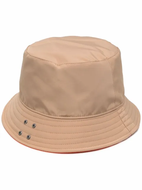 MSGM rivet detail bucket hat Neutrals 3240ML08227014