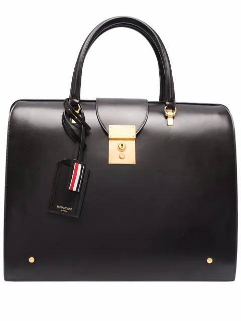 Thom Browne structured box bag Brown MAG001L06549