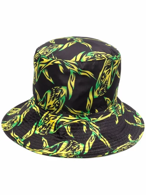MSGM asbtract-print bucket hat Black 3240ML06227083