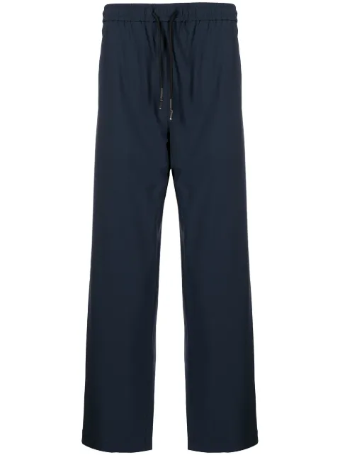 Off Duty embroidered-logo drawstring-waist track trousers Blue ODS22P1327