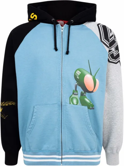 Supreme x Junya Watanabe "Comme Des Garcons" zip-up hoodie Blue SU11116