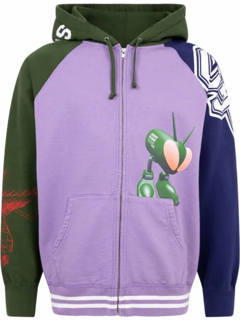 Supreme x Junya Watanabe zip-up hoodie Purple SU11115