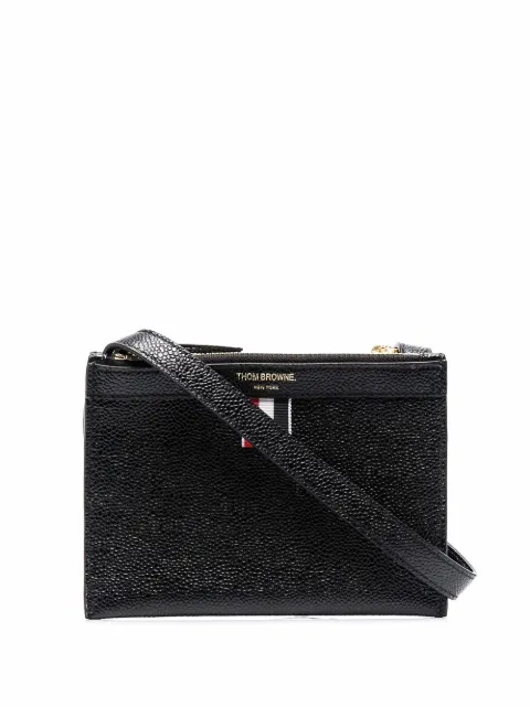 Thom Browne RWB tab crossbody bag Black FAP381A00198