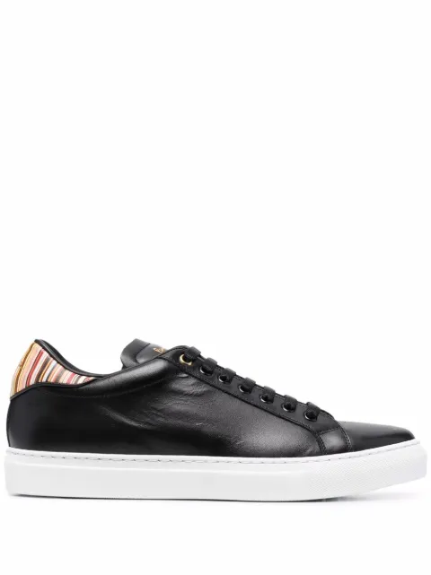 Paul Smith signature-stripe detail sneakers Black M1SBCK11HTRI