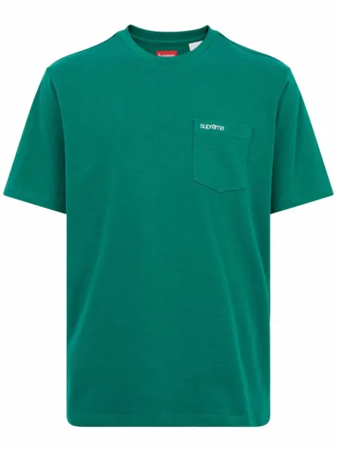 Supreme pocket-detail T-shirt Green SU11176