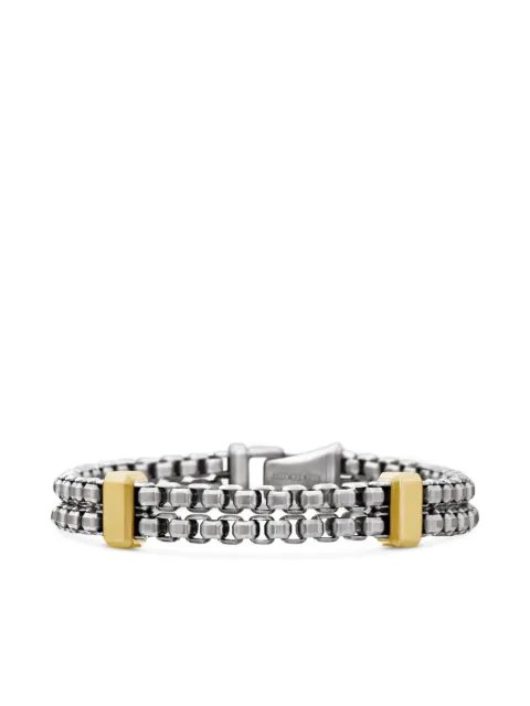 David Yurman sterling silver Double Box chain bracelet (10.5mm) Silver B25775MS8