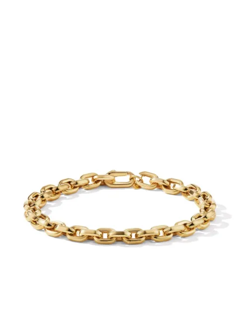 David Yurman 18kt yellow gold Deco chain-link bracelet (6.5mm) Gold BC0490M88