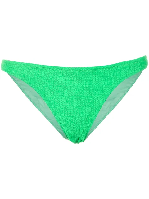 Alexander Wang knit logo bikini bottoms Green 4CC2228026
