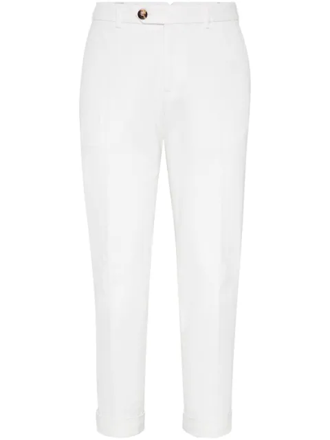 Brunello Cucinelli straight leg trousers White M252DI1770C2200