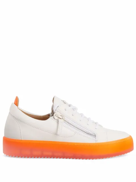 Giuseppe Zanotti Gail contrast-sole sneakers White RS20044002