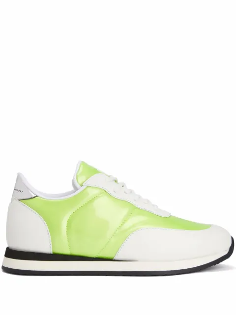 Giuseppe Zanotti Jimi Running lace-up low-top sneakers Yellow IU00030031