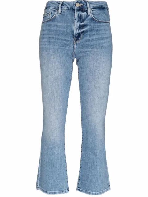 FRAME Le Crop Mini Boot jeans Blue LCMBCRH793