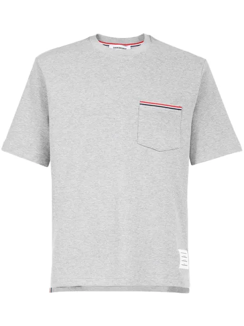 Thom Browne milano cotton oversized pocket tee Grey MJS183A07323