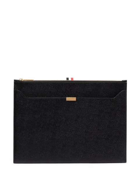 Thom Browne medium zipped clutch Black UAC005A00198