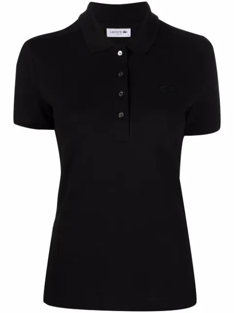 Lacoste short-sleeve slim-fit polo shirt Black PF546200031