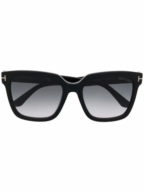 TOM FORD Eyewear square-frame tinted sunglasses Black FT0952